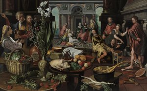 Le Christ dans la maison de Marie et Marthe - Pieter Aertsen