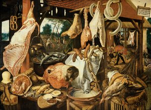 Fuite en Égypte, (Le marché de la viande), 1551