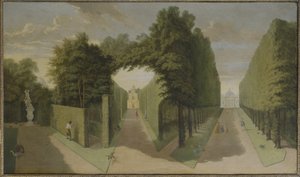 Vue du Bagnio et des allées du bâtiment Comed, Chiswick Villa - Pieter Andreas Rysbrack