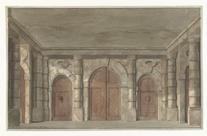 Conception pour un décor de théâtre d