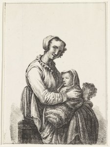 Mère avec bébé et tout-petit