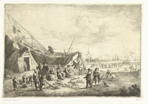 Marché aux poissons à Scheveningen