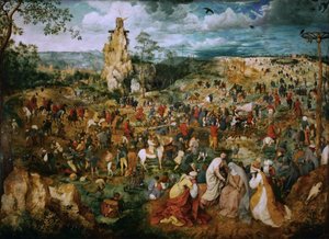La procession vers le Calvaire
