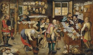 Le paiement des dîmes (The Country Lawyer) - Pieter Brueghel the Younger