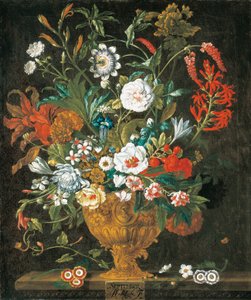 Septembre, des Douze Mois de Fleurs, un calendrier floral de natures mortes - Pieter Casteels