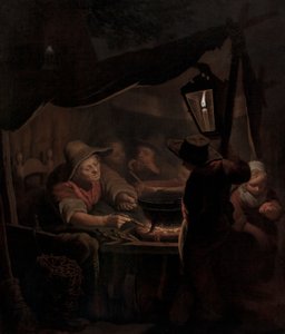 Un fabricant de beignets à la chandelle, 1815