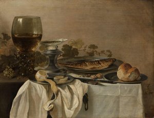 Nature morte avec un poisson