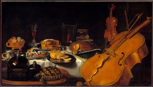 Nature morte avec instruments de musique
