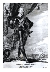 Portrait de Gustave-Adolphe le Grand, roi des Suédois (1592-1632), 1650