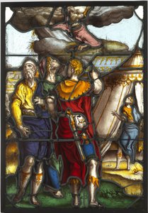 Vitre représentant Moïse sur le mont Sinaï - Pieter Coecke van Aelst (I) (circle of)