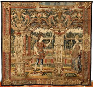 Vertumne et Pomone : Vertumne transformé en tailleur de haies, vers 1550