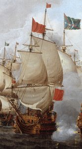 HMS Royal Oak (1664) - Le combat des quatre jours, 1-4 juin 1666 RMG BHC0285 (recadré)