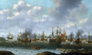 Le raid néerlandais sur la rivière Medway (Angleterre), juin 1667 - Pieter Cornelisz van Soest