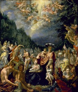Le baptême du Christ, vers 1590