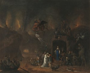 Orphée et Eurydice en enfer