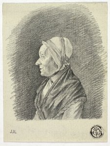 Profil de Vieille Femme en Bonnet