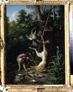Chien de chasse et gibier à plumes - Peeter Gijsels