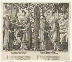 Boom van Roomse afgoderij, ca. 1570 - Pieter Huys