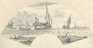 Vue de quelques bateaux sur l