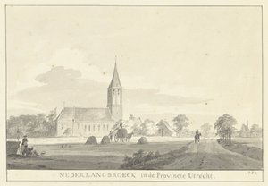 Vue du village de Nederlangbroek