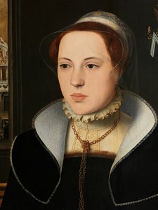 (détail) du Portrait de Jacquemyne Buuck