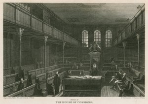 Intérieur de la Chambre des communes, Westminster, Londres - Pieter Jansz. Quast