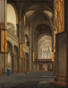 La nef et le chœur de la Mariakerk à Utrecht - Pieter Jansz Saenredam