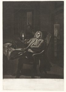 Homme fumant une pipe - Pieter Louw