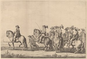 Entrée de Marie de Médicis à Amsterdam [plaque 2 de 6] - Pieter Nolpe