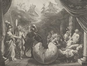 Planche 11 : Allégorie sur la discorde en France, de Caspar Barlaeus, Medicea Hospes, 1638