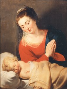 La Vierge adorant l