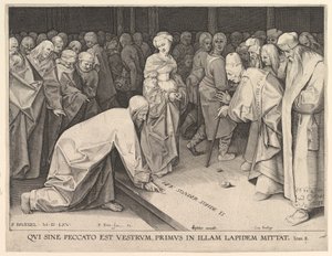 Le Christ et la femme adultère, 1579