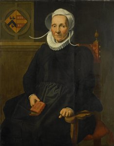 Portrait de Dirckje Tymansdr Gael, dite van der Graft, épouse de Mattheus Augustijnsz Steyn