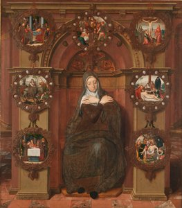 Notre-Dame des Sept Douleurs Le Triptyque de Joos van Belle. Panneau central, 1556