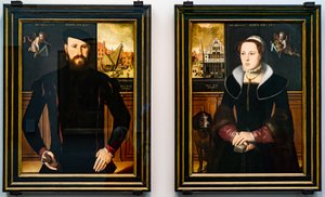 Portraits de Jan van Eyewerve et Jaquemyne Buuck