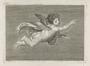 Putto pointant