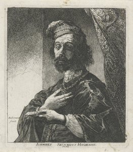 Portrait de Janus Secundus - Pieter Rottermondt