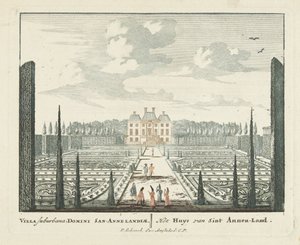 Vue du manoir Clingendael à La Haye - Pieter Schenk (I)