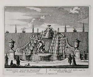 La cascade dans un jardin oriental, de 