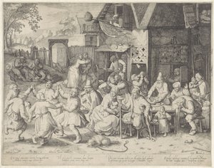 Mendiants festoyant