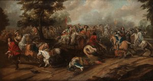 La bataille de Breitenfeld