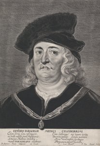 Portrait de Théophraste Paracelse, 1615-43 - Pieter Soutman