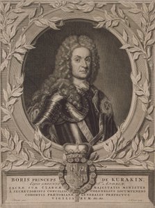 Portrait du prince Boris Ivanovich Kurakin 1676-1727