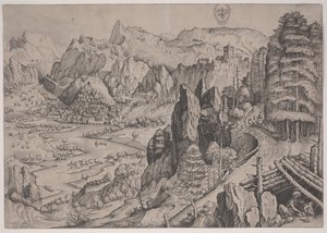 Magdalena Poenitens, gravure réalisée par Jan et Lucas van Duetecum