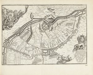 Le siège et la bataille de Narva en 1700, 1726 - Pieter Van der Aa