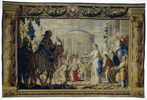 Oreste et Pylade devant Iphigénie - Pieter de Cracht