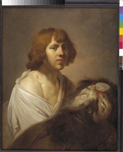 David avec la tête de Goliath