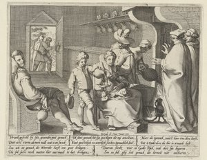 Allégorie de la paresse - Pieter de Jode (I)
