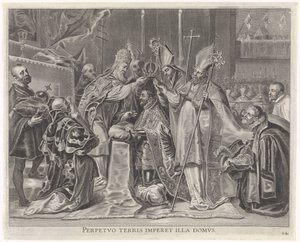 Couronnement de Charles V par le pape