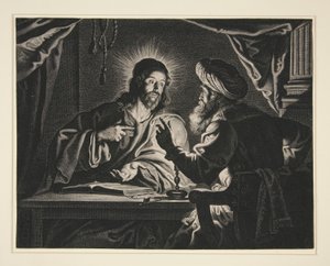 Christ et Nicodème - Pieter de Jode II